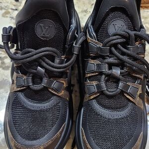 Louis Vuitton Black and Brown Sneakers